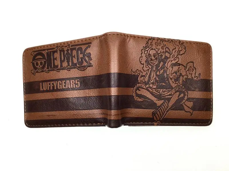 Anime One Piece Luffy & Zoro Embossed Short Wallet - Image 3