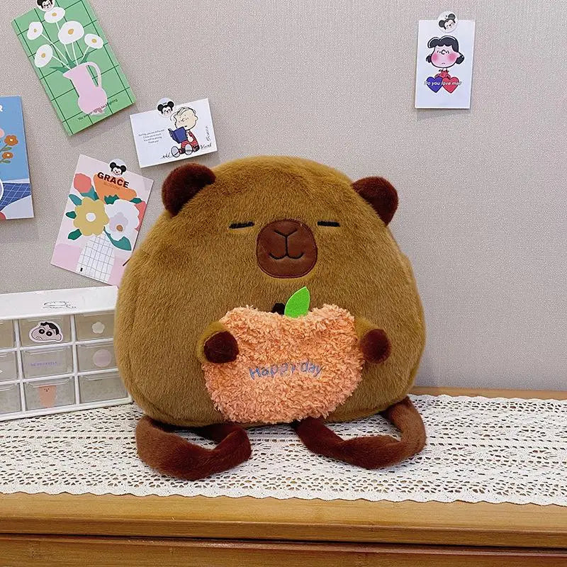 One Piece Adorable Capybara Cartoon Backpack - Image 7